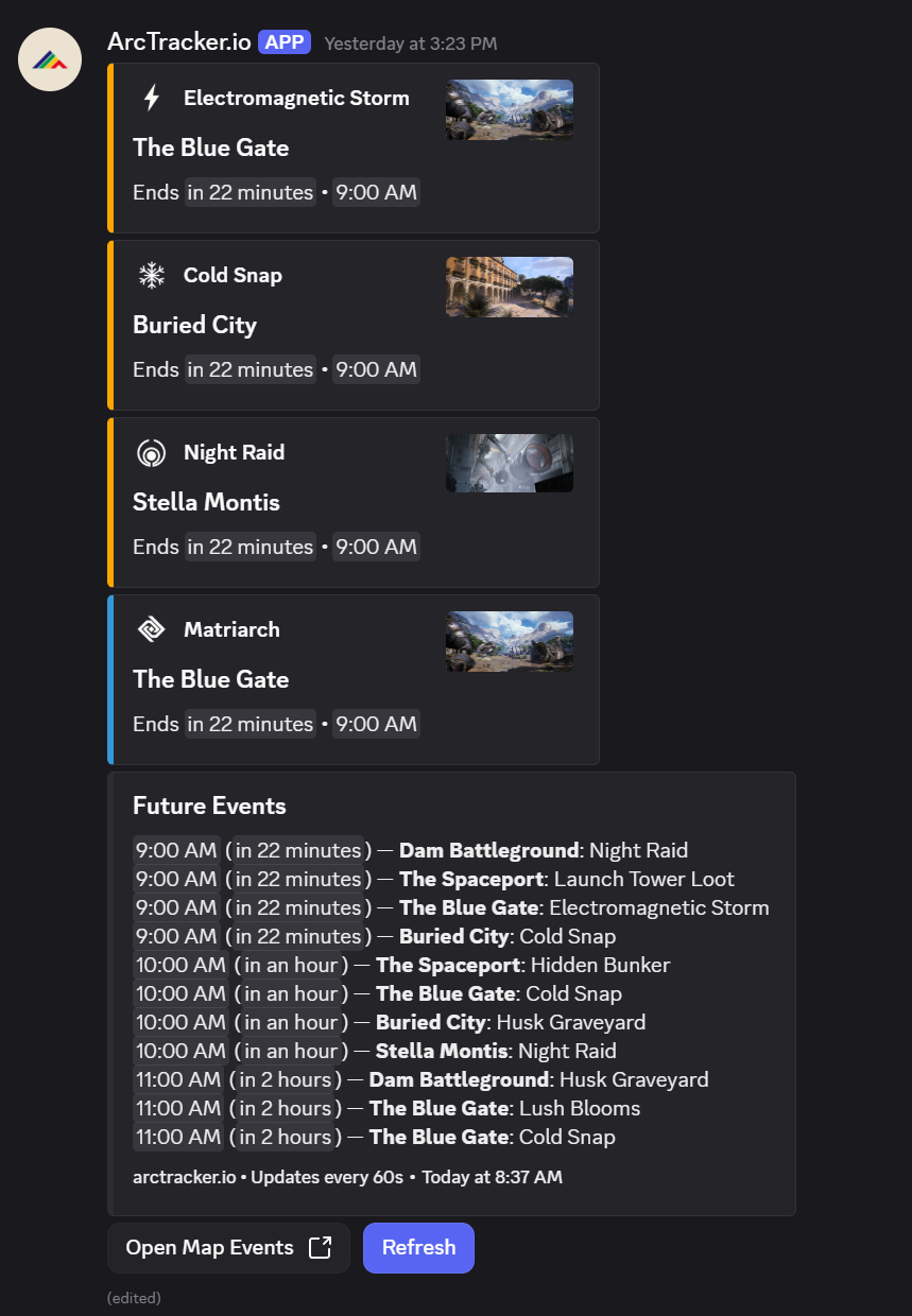 Event Timers in Discord